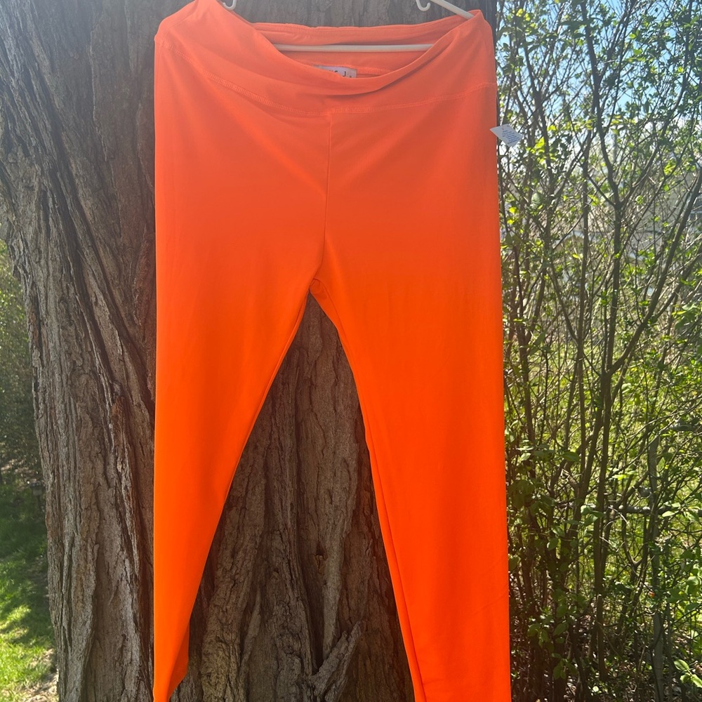 Love J Bright Orange Leggings